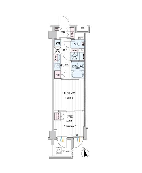 パレステージ文京江戸川橋間取り図