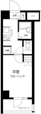 スカイコート文京白山第3間取り図