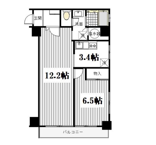 マンション小石川間取り図