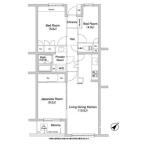 コンフォリア千石間取り画像