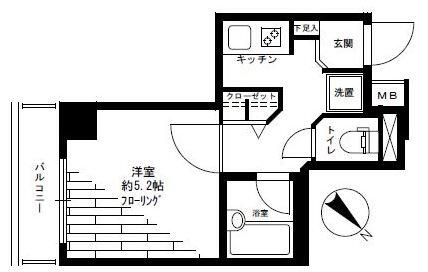 ミリオンガーデン小石川間取り図