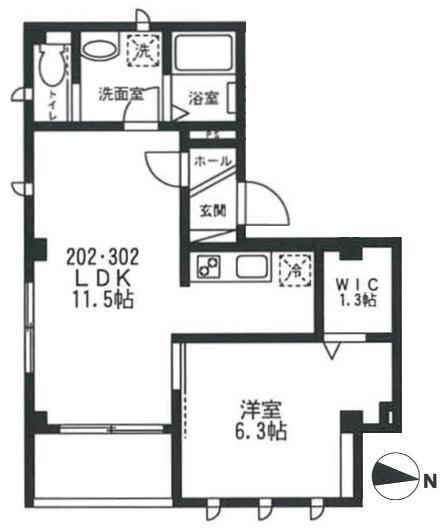 Raffine本郷（ラフィーネ本郷）間取り図