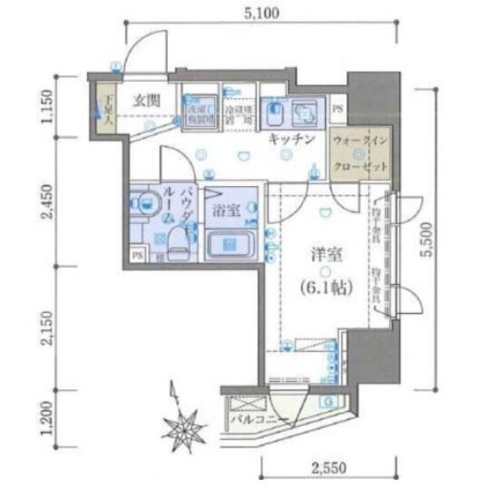 リヴシティ文京本郷間取り図