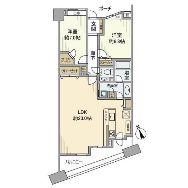 ライオンズスクエア小石川後楽園間取り図