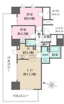 プラウド本郷ヒルトップ間取り図