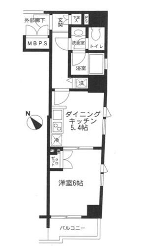 アヴァン文京小日向間取り図