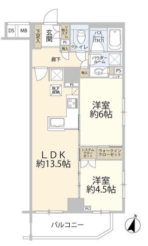 エクセレントシティ文京江戸川橋間取り図