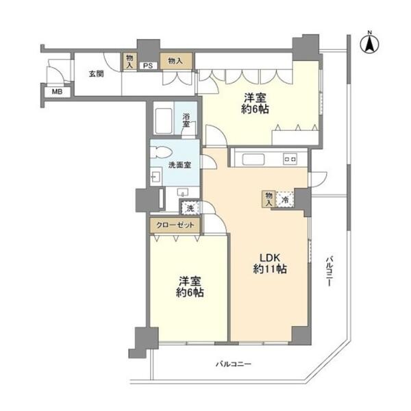 クレール本郷間取り図