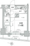 アイル文京白山 603 間取り図