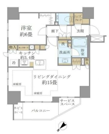 ジオ文京千石間取り図