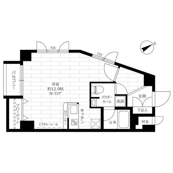 ステージファースト本駒込II間取り図