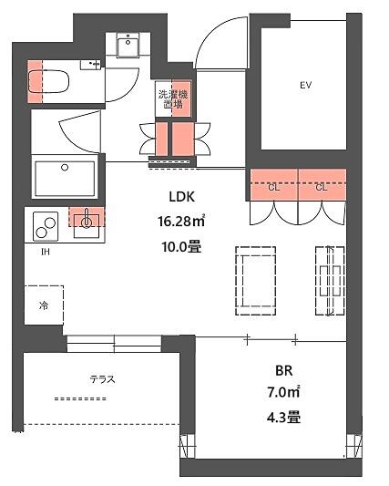 Nifit KOISHIKAWA（ニフィットコイシカワ）間取り図