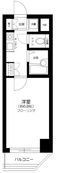 メインステージ江戸川橋II間取り図