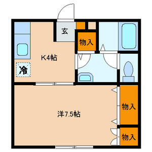 Excellent Espace（エクセレントエスパス）間取り図