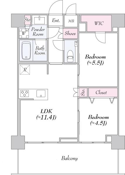 URBANLINK護国寺　～アーバンリンク護国寺～ 105号室 間取り図