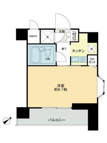 エクセリア後楽園間取り図