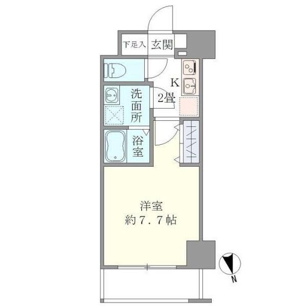 CASA EST CORTA 504号室 間取り図