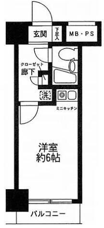 クリオ千駄木壱番館間取り図