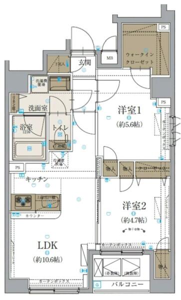 リヴシティ文京春日間取り図