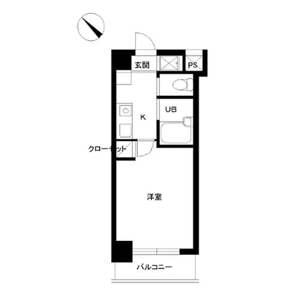 スカイコート文京白山間取り図