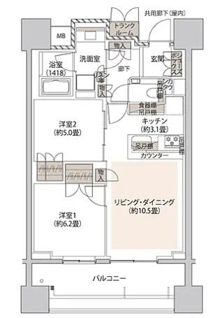 ザ・パークハウス本郷間取り図