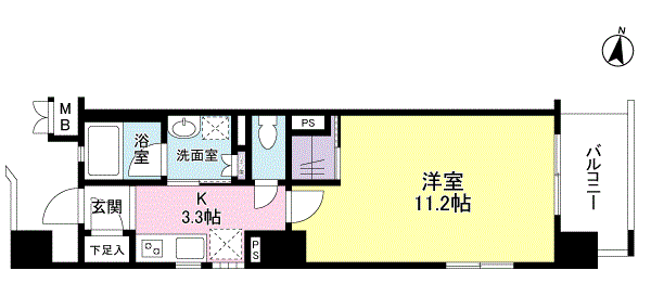 ガーデンコート小石川間取り図