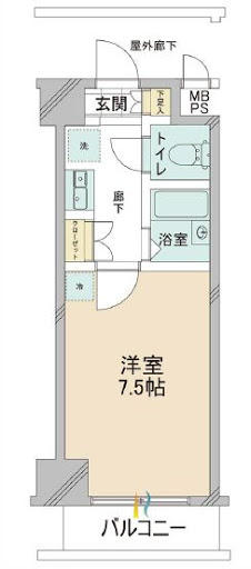 エクセリア文京池之端間取り図