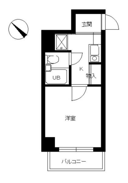 スカイコートお茶の水女子大前間取り図