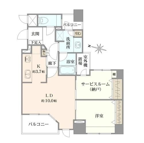 パークホームズ文京白山間取り図