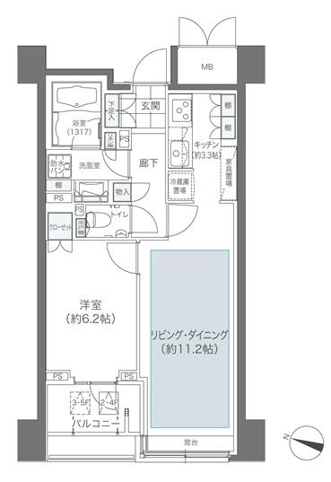 メゾンカルム本郷間取り図