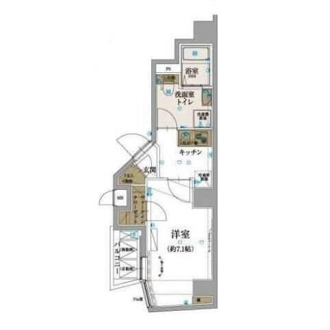 リヴシティ文京春日 1002号室 間取り図