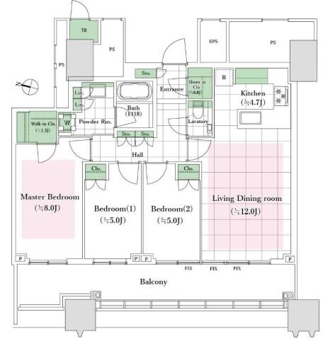 パークコート文京小石川　ザ　タワー間取り図