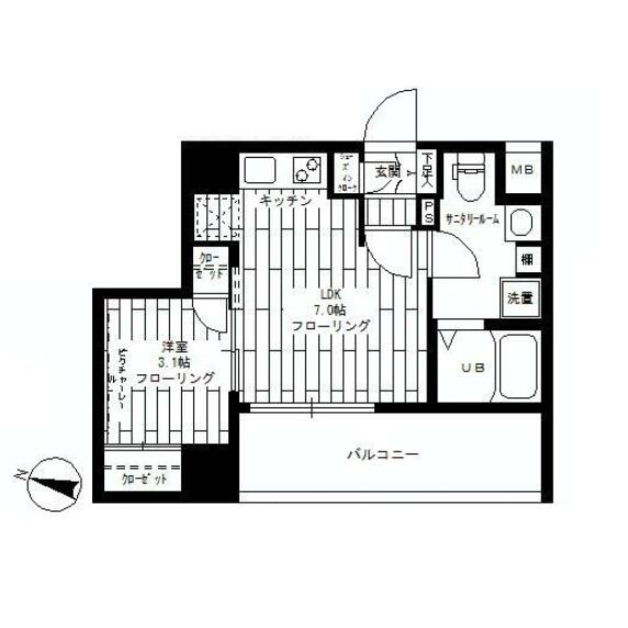 ステージグランデ文京小石川間取り図