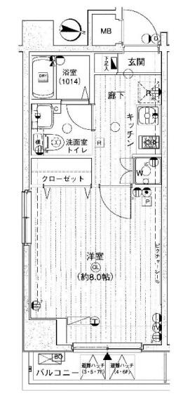 ラグジュアリーアパートメント本郷間取り図