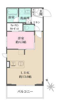 ACPレジデンス文京春日 306号室 間取り図