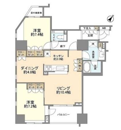 パークハウス本駒込間取り図