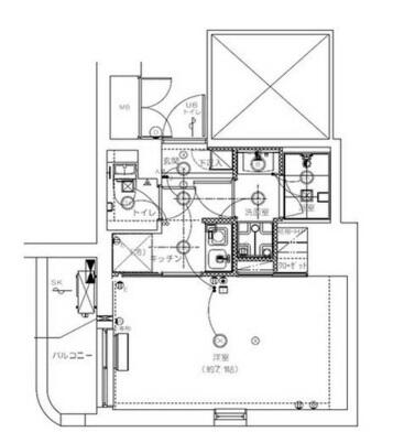 アルモニー御茶ノ水 501号室 間取り図