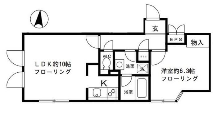 アレーロ白山II　～ALERO Hakusan II～間取り図