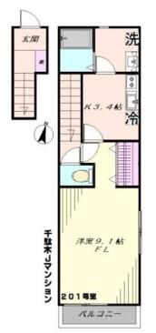 千駄木Jマンション間取り図