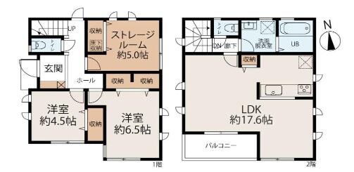 白山２丁目戸建 号室 間取り図