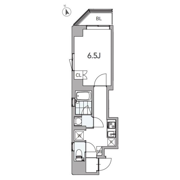 GranDuo本郷（グランデュオ本郷） 501号室 間取り図