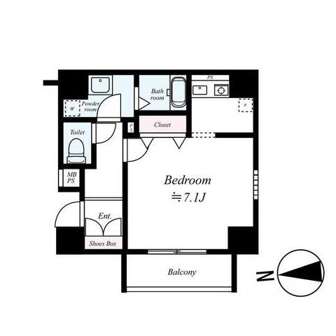 クレアシオン御茶ノ水 903号室 間取り図