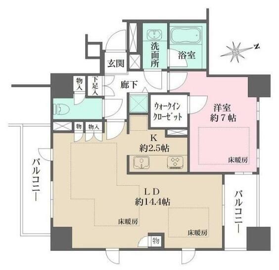 ファミール御茶ノ水アンシェール間取り図