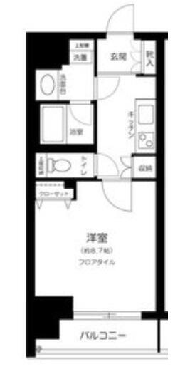 アヴァンツァーレ文京本駒込 401号室 間取り図