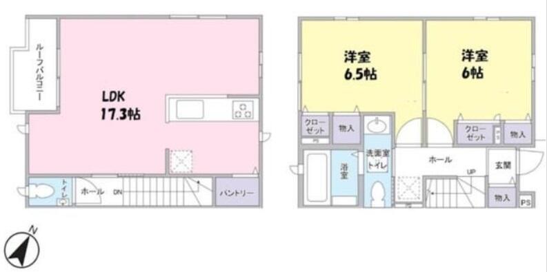 サンパティーク白山 102号室 間取り図