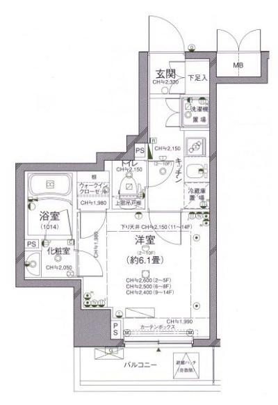 パレステュディオ文京根津間取り図