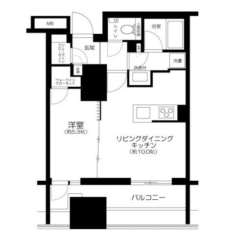 ディアナコート文京本郷台 307号室 間取り図