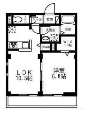 シェモア東 101号室 間取り図