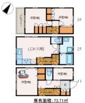 千石2丁目戸建て  間取り図