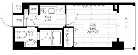 ステージグランデ本郷 1003号室 間取り図